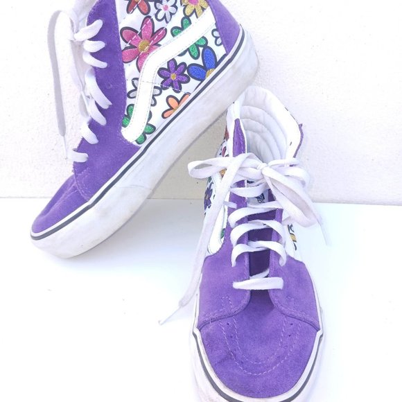 Vans Shoes - Vans Mens 7.5 Women's Size 9 Purple Rose Skater Board laced Shoes